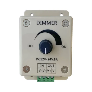 Led Dimmer 12-24 U Regulator Napona 8A Podesivi Kontroler Napajanje za Led Žarulje Trake Led Svjetla 3