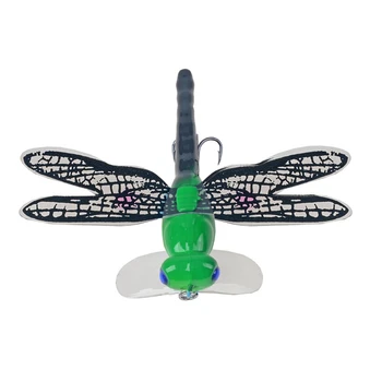 Leteći Jig Riblja Mamac 7,5 cm 6 g Topwater Dragonfly Insekt mamac Popper Umjetna Mamac Wobblers Štuka Smuđ Pastrve Ribolov