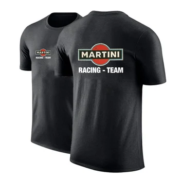 Ljetna majica sa po cijeloj površini Martini Racing 2022, klasična Modna Monotono Sportska majica Okruglog izreza Za Muškarce i Žene, Kratki Top, Majice