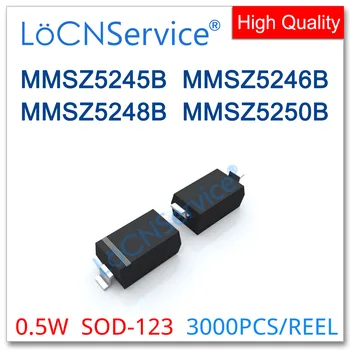 LoCNService 3000 Kom 500 Mw SOD123 MMSZ5245B MMSZ5246B MMSZ5248B MMSZ5250B Normalni ILI high-end SMD 1206
