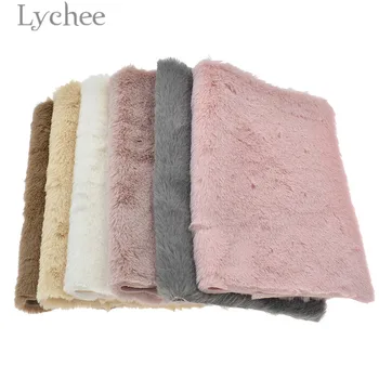 Lychee Life A4 Meki Umjetno Krzno Tkanina Visoke Kvalitete Od Vodootporne Sintetičke Kože DIY Set Materijal Za Torbe Odjeće