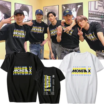 Majice MONSTA X majice MONSTA X US TOUR Pamučne majice vrhunske Kvalitete, za ljubitelje Kpop