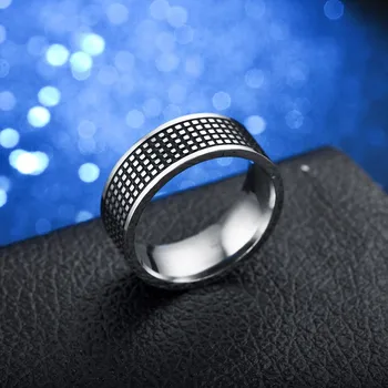 MANGOSKY Винтажное Prsten od Nehrđajućeg Čelika 316L za Muškarce i Žene Nikada Ne Blijede Power Lucky Mantra Prsten 0