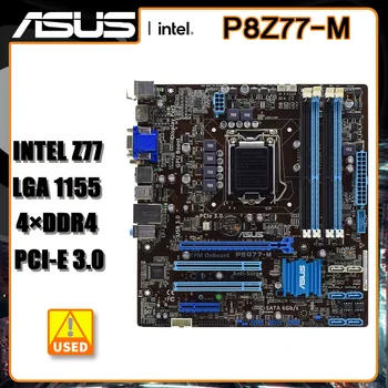 Matična ploča ASUS P8Z77-M LGA1155 Matična ploča DDR3 Z77 32 GB PCI-E 3,0 SATA III Micro ATX Za Core i3-2120T Intel Xeon E3-1220