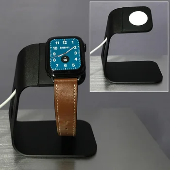 Metalni Aluminijski Držač Podmetače za Punjač za Apple Watch Nosač Postolje za Punjenje Nosač za priključnu stanicu Apple Watch Serije iWatch 0