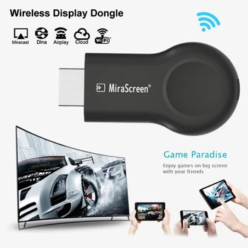 Mirascreen E8 Miracast za Bežični DLNA Svirati Ogledalo Isti Ekran 5 g Wi Fi Zaslon za iOS i Android TV Dongle Stick