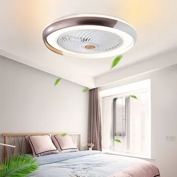 Moderna led stropni ventilator lampe, rasvjeta s daljinskim upravljanjem, program za Bluetooth, inteligentni stropni ventilator, lampa sa daljinskim upravljačem