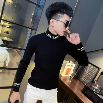 Muška jesensko-zimski korejski moda s puž ' cutaway, lijep tanak džemper, džemper