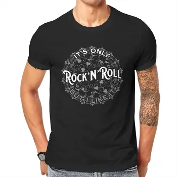 Muška Majica It ' s only Rock n Roll (But I Like It, Glazbena Хлопковая Odjeća Keith Richards, Svakodnevne Majice kratkih rukava, Jedinstvena t-shirt