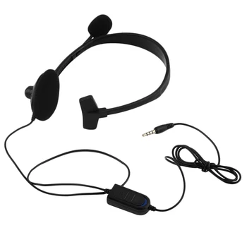 Nova Mono-uho 3,5 mm Žičano Gaming Slušalice Sa Mikrofonom Za PS4 PC LAPTOP Slušalice PlayStation AM1 Telefoni Шумоподавляющие Slušalice