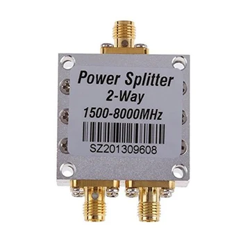Novi 2-Smjerni SMA Razdjelnik Napajanja 1500 Mhz ~ 8000 Mhz, SMA ženski 8G djelitelj snage signalni kabel razdjelnik ženski divisor