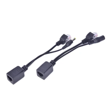 Novi Hot Rasprodaja Pasivno Napajanje Preko Ethernet Adapter POE Kabelski Razdjelnik Injektora Za IP Kamere 0
