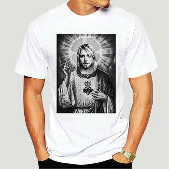 NOVI Kurt Cobain Spasitelj Unisex Sv Majica Za Muške t-Shirt S po cijeloj površini Crni Kratki Rukav Majice Homme Za Muškarce Ulica 2926X