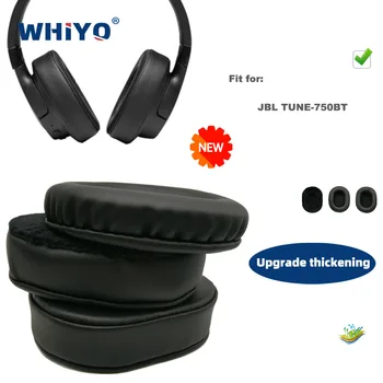 Novi Update Zamjenjive jastučići za uši za Slušalice JBL TUNE 750BT Kožni Jastuk Baršunasti Slušalice, Torbica za Slušalice 0