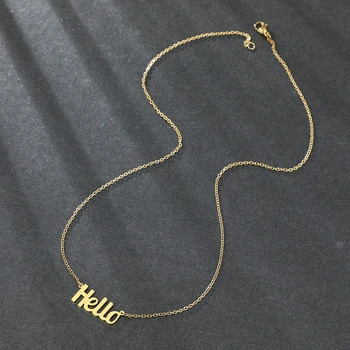 Ogrlice Od Nehrđajućeg Čelika Sa Slovima 