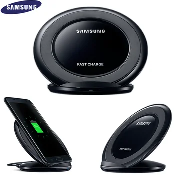 Originalni Bežični Punjač Samsung Qi Brzo Postolje za Samsung Galaxy S20 S10 S9 S8 S7 Note10 za iPhone 11 X EP-NG930 0