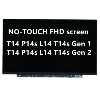 Originalni za Lenovo Thinkpad T14 P14s L14 T14s Gen 1 Gen 2 LCD zaslon bez DODIRA FHD 01YN154 01YN155 5D10X68366 01YN156 01YN157