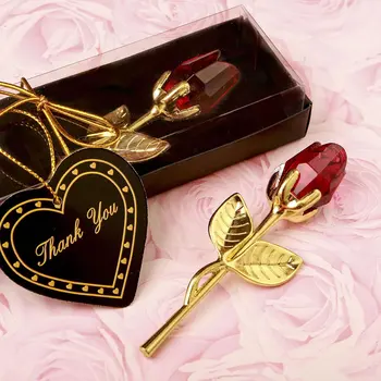 Poklon Za Valentinovo Mini Kristalna Rosa Umjetni Cvijet Kristalna Rosa S Metalnom Osovinom Cvjetnih Grančica Vjenčanje Pribor Večernje Suvenira