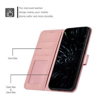 Poslovna Kožna Torbica-novčanik Za Xiaomi Mi Poco X3 NFC F3 M3 M4 Pro Redmi 10 9T 9A K40 Redmi Note 11 (11S) 11T Capa Etui 2