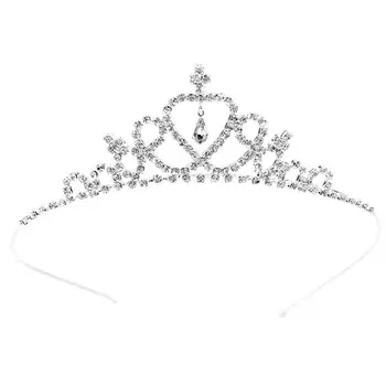Pribor Za Kosu Dječje Crown Princess Frizura Slatka Djevojka Ideju Traka Za Kosu Rođendanski Poklon U Obliku Srca Crown Dijamant Traka Za Kosu