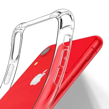Prozirna Torbica za iPhone XR Crystal Soft TPU Transparentno šok-dokaz Torbica za Telefon iPhone XS Max iPhone XS Apple X