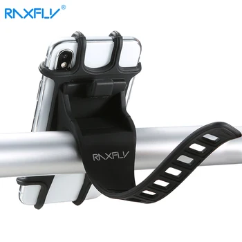 RAXFLY Silikon Bicikl Držač Telefona Stalak Za iPhone 11 Pro Max Samsung 6,5 inča Biciklistička Spona Motocikl Volan Nosač