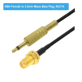 RG174 Kabel SMA Ženski Konektor od 3,5 mm Mono 1/8 
