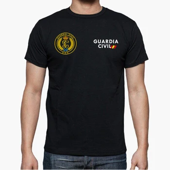 Simbol Građanske garde Španjolskoj GRS Camiseta. 100% Algodón De Alta Calidad, Cuello Redondo, Casual Top 0