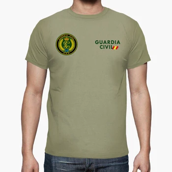Simbol Građanske garde Španjolskoj GRS Camiseta. 100% Algodón De Alta Calidad, Cuello Redondo, Casual Top 1