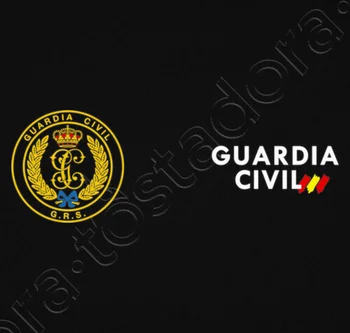 Simbol Građanske garde Španjolskoj GRS Camiseta. 100% Algodón De Alta Calidad, Cuello Redondo, Casual Top 2