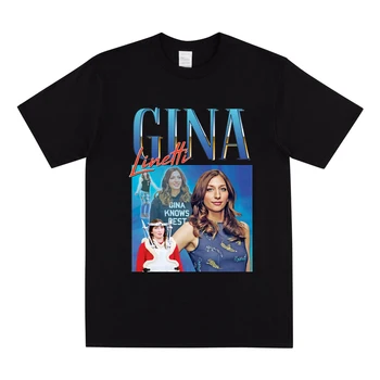 T-shirt Gina Linetti Homage Majica Brooklyn Nine Nine Tv Show Brooklyn 99 Inspirirala Джину Grafički t-shirt je Klasicni 90-ih Berba Vrhovima