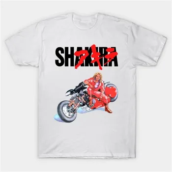 T-Shirt Shakira Akira Shotaro Kaneda Мотоциклетная Majica Japanske Anime Kreativni Dizajn Tokoyo Moda Harajuku Smiješno Top Majica