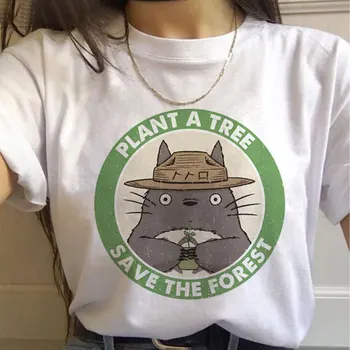 T-shirt Totoro Studio Ghibli Harajuku, Godišnja Ženska t-Shirt, Svakodnevne Majice Kratkih Rukava, ženske Majice Ulzzang Harajuku