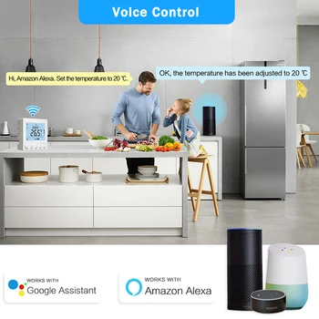 Tuya Pametan Bežični Sobni Termostat Za Plinski Kotao Grijanja Wifi Regulator Temperature Google Home Alexa Glasovno Upravljanje 3