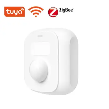 Tuya Wifi/Zigbee Mini-Senzor pokreta ljudskog tijela PIR Senzor 3 u 1 uključivanje Funkcija scene je Pametna Život Osnovna sigurnost 5