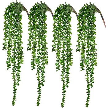 Umjetna Eukaliptus od Ratana Lažni Viseće Biljke U Loncima Zelena Biljka Pogodna Mandala Loza za Zidne Sobe Interijer Pukovnije Dekor