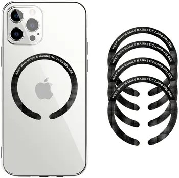 Univerzalni Metalni Prsten Naljepnica Za Bežični Punjač MagSafe Magnetska Metalna Ploča Za Magnet Auto Držač Telefona Željezni Lim Za iPhone 0