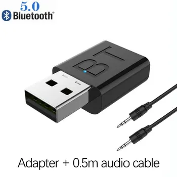 USB Bluetooth 5,0 Predajnik Prijemnik Audio Prijemnik Dual Audio Izlaz USB Adapter Aux Auto-Prijemnik za Računalo PC Laptop C