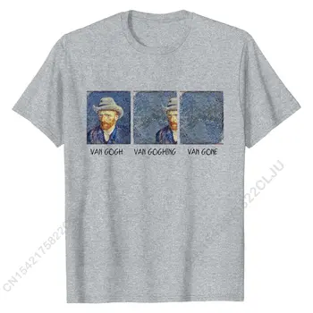 Van Gogh Van Goghing Van Gone Zabavna Majica T-Shirt Design Хлопковая Muška T-Shirt Design Jeftina 1