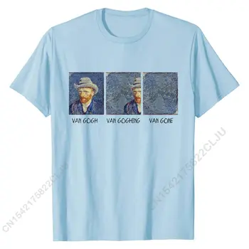 Van Gogh Van Goghing Van Gone Zabavna Majica T-Shirt Design Хлопковая Muška T-Shirt Design Jeftina 2