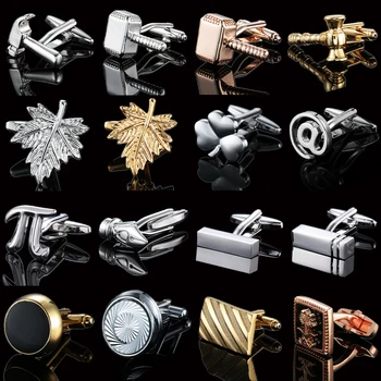 Visokokvalitetna francuski košulja Manžete ručni rad zlatne srebrne crni Metalni gumbi muške Poslovne vjenčanje pribor, nakit