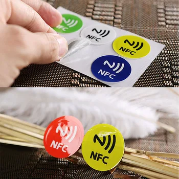Vodootporan oznake Ntag213 naljepnica NFC LJUBIMCA materijalne pametni слипчивые za sve telefone 1