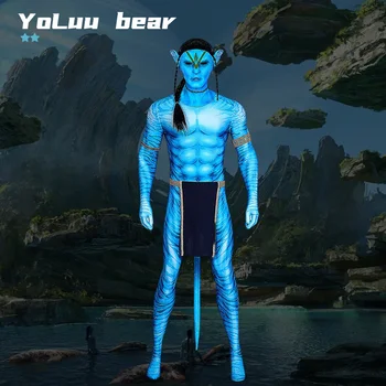 YoLuu bear 2 Zvjezdice potpuno Novi Avatar 2 Maska Za Косплея, Odjeća Za Ulogu u Filmu, Odijelo Jake Sully, Cosplay, Full, Gospodo Cjelovite Tijelo