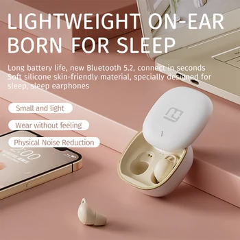 YOVONINE Bluetooth Slušalice Za Spavanje Mini Nevidljive Slušalice TWS Bežične Slušalice Slušalice Buke s Mikrofonom Earpods 0