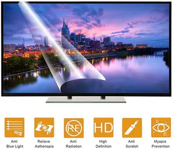 Za LG 43LF540A 43-inčni LED Full HD TV Zaštitna folija za ekran televizora Bez odraza Ultra-Prirodni Anti-Plavo svjetlo Protiv ogrebotina Filteri Privatnosti