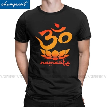 Za Muškarce Намасте Simbol S Cvijetom Lotosa Majice Shiva Hinduistički Bog Ganesh Indija Lingam Odjeća Za Odmor Majice Poklon Za Rođendan