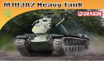 Zmaj 7282 1/72 M103A2 Težak Tenk Borbeni Čudovište Tenk Model Kit