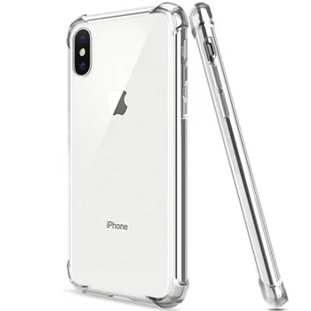 Šok-dokaz Transparentno Mekana Torbica Za iPhone XR X XS Max Silikonska Stražnji Poklopac telefona Za Apple iPhone 6 7 8 Plus SE 2020 11 12 13 Pro